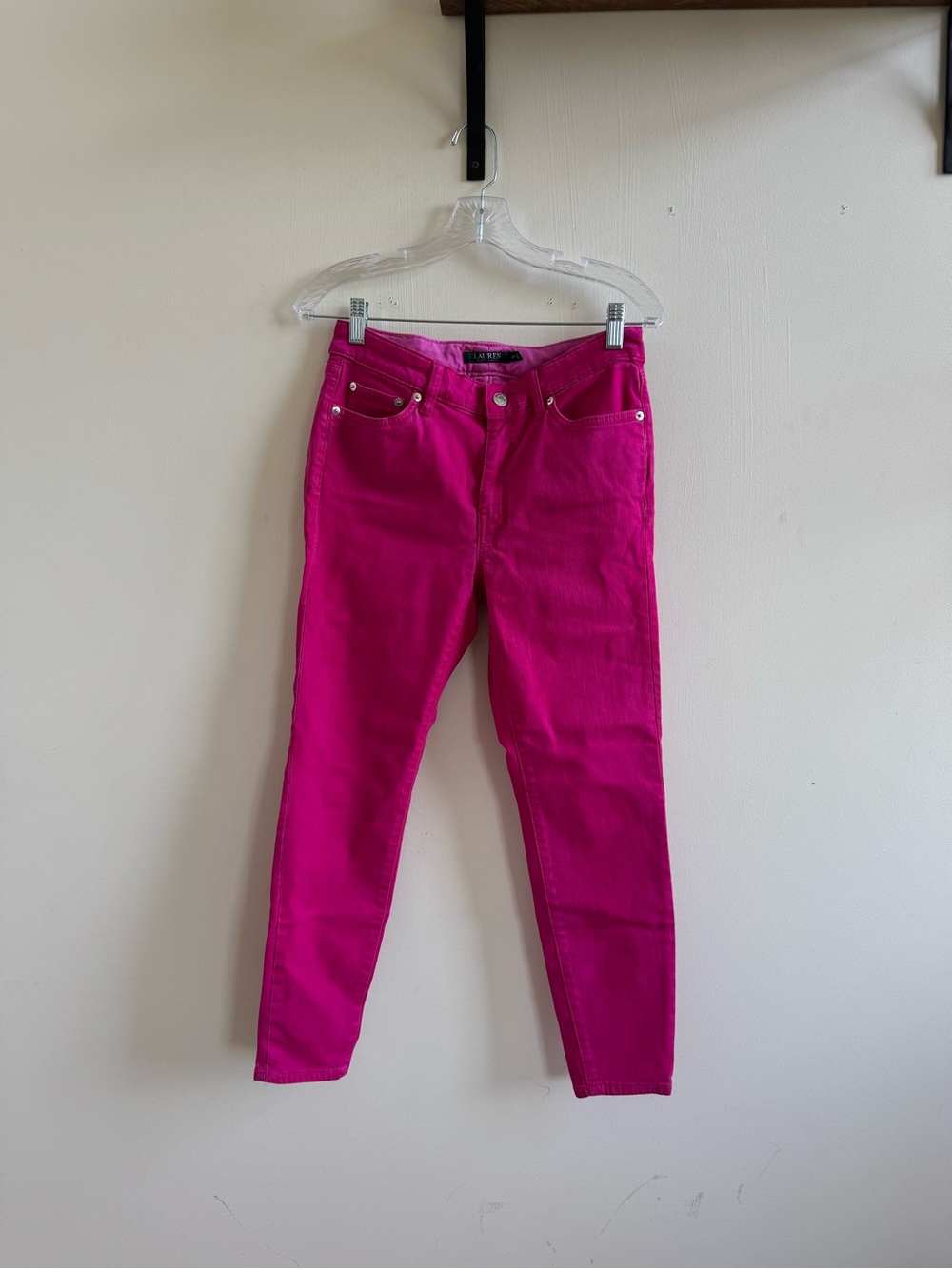 Ralph Lauren Hot Pink Skinny Jeans